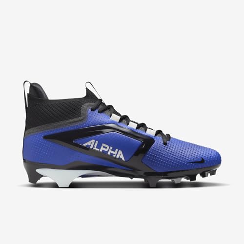 Image of Nike Alpha Menace 4 Elite Football Cleats (FD7036-600, University Red /Team Red /Black /White)