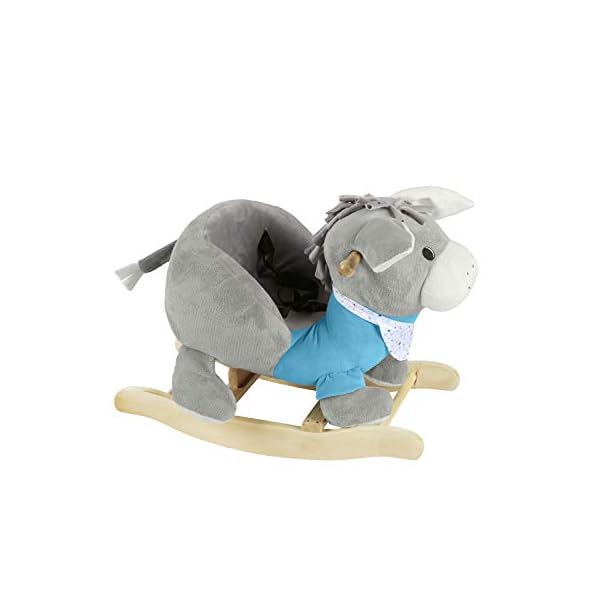Sterntaler Schaukeltier Esel Erik, Alter: 12-36 Monate, 68 x 36 cm, Grau/Blau – Bild 8