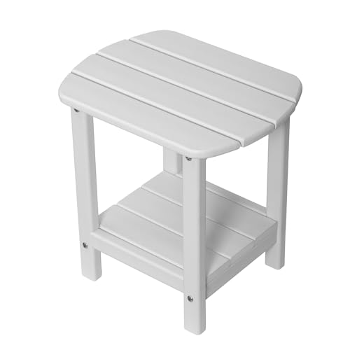 NALONE Beistelltisch, Kleiner Gartentisch aus UV-beständigem Kunststoff