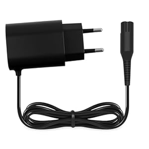 Ladegerät für Rasierer für Braun, 12 V, 0,4 A, Ladegerät für Braun Elektrorasierer Serie 9/7/6/5/4/3/2/1, Ladegerät, Adapter, 12 V, Ladekabel, Netzkabel, mehrfacher Schutz