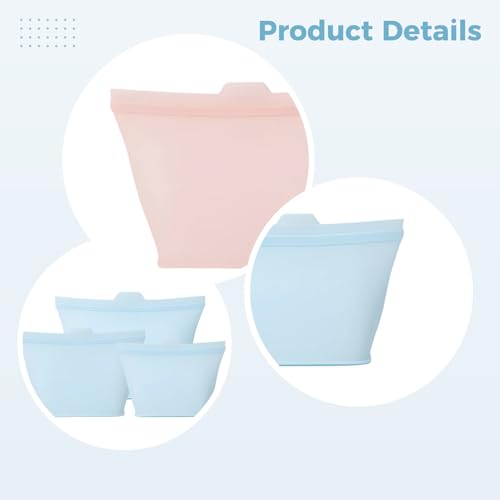 Bolsas de silicona para alimentos con cierre hermético total 4