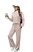 XIEERDUO Womens Loungewear Sets Two Piece Fall Outfits 2 PC Long Sleeve Lounge Set Fashion Travel Tracksuit Vacation Wide Leg Mock Neck Airport Track Suit Women's Winter Cruise Resort Wear Apricot S