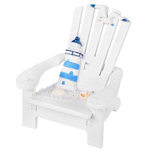 Alipis Coastal Decor for Home Lighthouse Sunshine Chair Beach Decor Set Ornaments