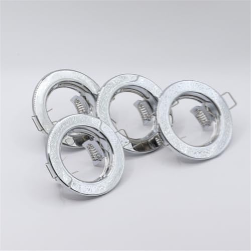 Joyinled YDG-1366CH Led Recessed Ceiling Light Mounting Frame Round Chrome Spotlight Fittings Incl. Mr 16 Socket thumb #8