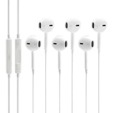 Pack de 3 auriculares con cable para iPhone, auriculares in-ear con cable para Apple, con micrófono y control de volumen, aislamiento de ruido, compatible con iPhone 14/13/12/11/X/SE