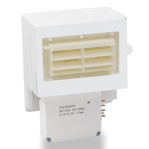 242303001 Air Damper Control Assembly for Crosley & White& Frigidaire Refrigerator Damper Assembly Replaces 242303001AP5788340 PS8746718 EAP8746718 3016452 FITS DFH FFE FFH FFS LFS