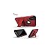 ZIZO Bolt Series for iPhone X Case Military Grade Drop Tested with Screen Protector, Kickstand and Holster iPhone Xs RED Black