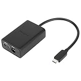 2 Jahre Garantie Targus ACA41EUZ Multiplexer Dongle, Leitet Strom und Daten von Targus ACP71 und 77 an einen einzigen USB-C-Ausgang weiter - Schwarz