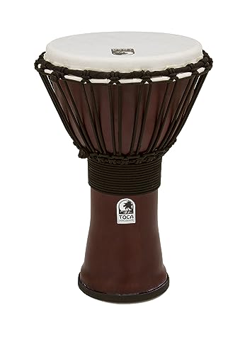 TOCA TF2DJ-9R Freestyle II Djembe 9" Red Synthetic Head Wx