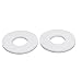 Produktbild sourcingmap® 2Stk DN15 18x45x3mm PTFE Flansch Dichtung Sanitäre Rohr Formstück Beschläge Weiß de