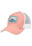 leicht vorgebogener Schirm Djinns - Do Nothing Club Sunnyfab (Coral) - Trucker Cap Meshcap Hat Kappe Mütze Caps