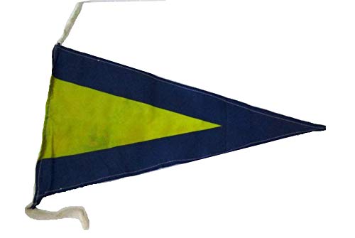Brass Blessing 1st - Naval Signal Flag/Pennant - Marine Code - 13" X 6.5" - Nautical/Boat/Maritime (5112)