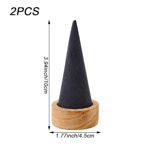 Dognelry display stand bois naturel pour ne plus perdre ses bagues précieuses