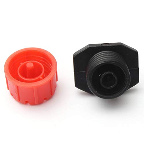 VILLCASE 200 Pcs Mini Gotejadores de Irrigação Pp Micro Aspersores de Irrigação Ajustável Bico de Ir