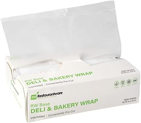Restaurantware Interfolded Deli Sheets, 10.75 x 8 in, pre-cut (1000 sheets x 10)