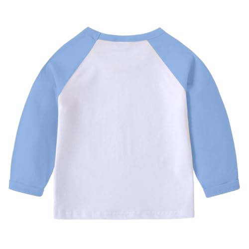 Children's Boys Girls Sweatshirt T Shirt Crewneck Long Sleeve Outfit Pullover Toddler Oversized Clothes Cotton Shirt Set4