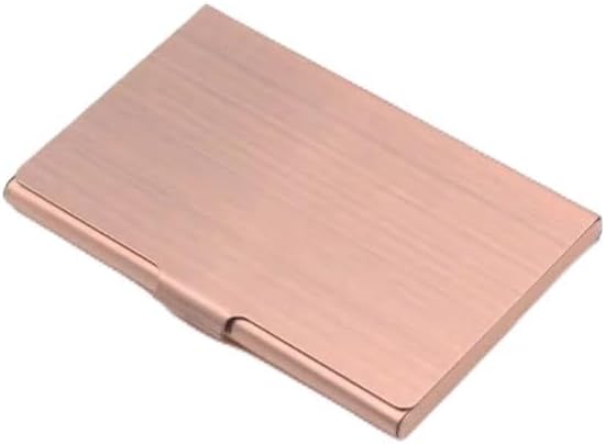Men's Business Portable Metal Thin Card Holder Storage
