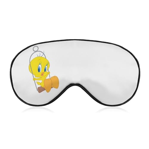 トゥイーティー アイマスク 睡眠アイマスク 目隠し 睡眠用 安眠 遮光 軽量 通気性 寝る時マス ク昼寝/仮眠/旅行に最適