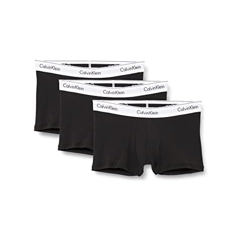 Calvin Klein Herren 3er Pack Boxershorts Trunks Baumwolle Cover