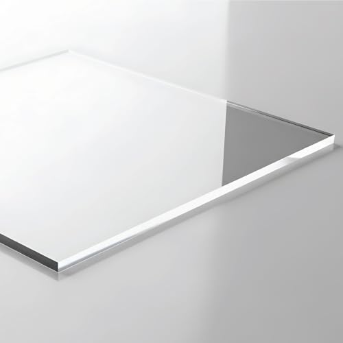 Image of Source One Premium 3 /16 Clear Acrylic PlexiGlass Sheet 12 x 12 Inches (S1-12x12-.187)