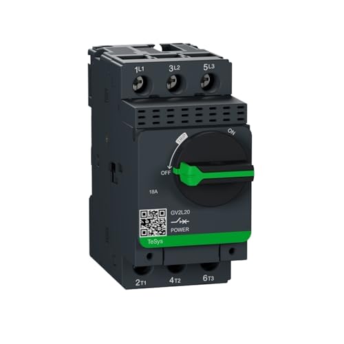 Disjoncteur moteur GV2L20 18A 3P commande rotative - 2