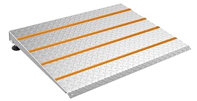 Height Adjustable Door Threshold Ramp for Elderly Wheelchairs/Walkers/Carts