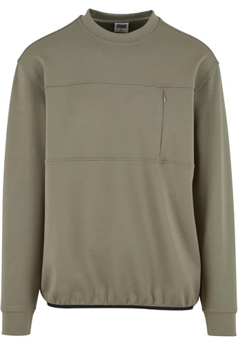 Urban Classics Scuba Zip Pocket Crew oubliez les sweats déformés - 6