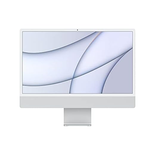 Apple iMac (de 24 polegadas, Processador M1 da Apple com CPU 8‑core e GPU 7‑core, 8 GB RAM, 256 GB) - Prateado