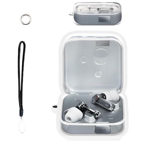 For Nothing Ear (3) �P�[�X �J�o�[�yvaele�z�����[�d�\ �S�ʕی� �����h�~ �L�Y�h�~ �ϏՌ� �h�o �y�� ���[ �J���r�i�t�� Nothing Ear (3) �P�[�X �Ή��i�N���A�j