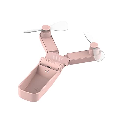 Ventilateur portable USB double tête Feng Shui vent fort bleu réglable
