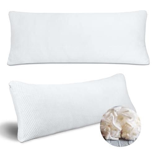 Talatex Adjustable Latex Body Pillow with Cooling Cover