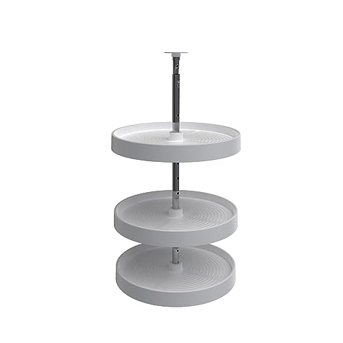 Lazy Daisy Polymer Full-Circle 3-Shelf Lazy Susan for 34