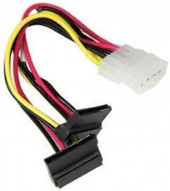 Supermicro CBL-0082L 4pin to 2x SATA Power Extension Cable