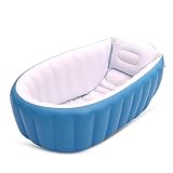 Toyvian Piscina Inflable Para Bañera Bebe Portátil Lavabo De Ducha Plegable...