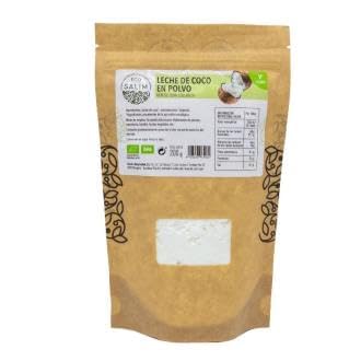 Leche de Coco en Polvo | 100% Vegetal | Certificación BIO/Orgánica | Apta para Veganos | Formato 200g