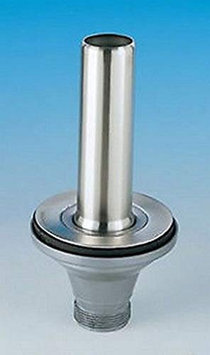 Lira - Bonde avec Tube de surverse Acier INOX 170mm pour évier diamètre 90mm