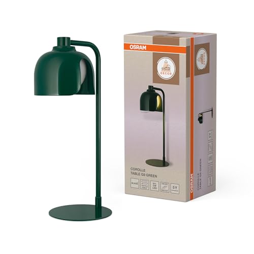 OSRAM Lampada da tavolo DECOR Corolle G9 Verde Retrò