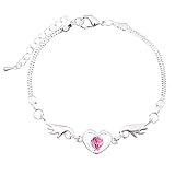 Paquetes de pulseras de corazón de ganancias para mujeres, adolescentes y niñas, pulseras de cadena con dije de corazón hueco para mujer, joyería de moda de talla grande para mujer, talla única