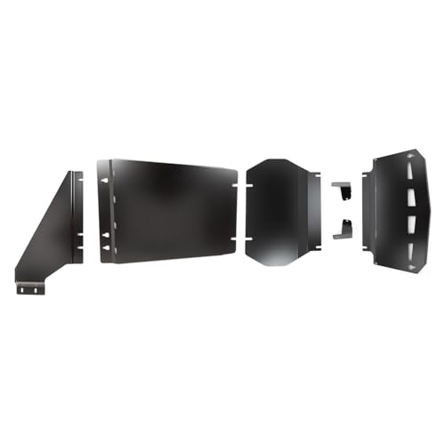 GRIMM OFFROAD Powertrain Skid Plate Kit for Ford F-150 2015-2022 and Raptor 2017-2020 | Engine Transmission and Transfer Case | 11-Gauge Steel