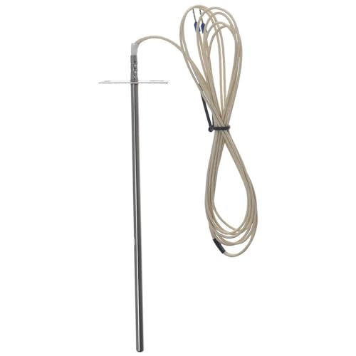 SHUATI Wood Pellet Grills Silver High Quality Stainless Steel Replacement Parts for Traeger Digital RTD Temperature Probe Meat Food Oven BBQ