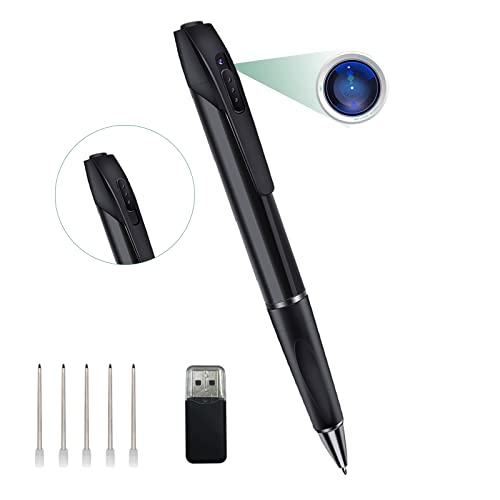 Telecamera Spia Penna Mini Telecamera Nascosta Penna HD 1080P Microcamera Spia Nascosta Pen con...