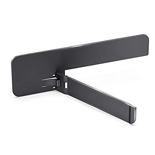 アンドレルージュ スマートフォン キックスタンド 軽量小型 シンプル クール おしゃれ スマホスタンド ハンズフリー (ブラック)