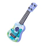 Kinder-Ukulele – 4 farbenfrohe Stile, Mini-Musikinstrument, Gitarrenspielzeug für Kinder, umweltfreundliches ABS, perfekt für kleine Hände, frühes Musiklernen, Familienspaß, zufälliger Versand