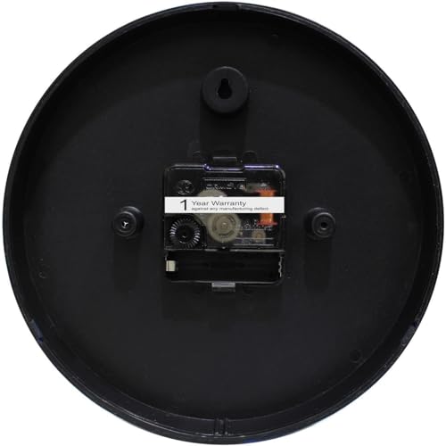 Image of Bosco Modern Non Ticking Silent, with Black Decorative Frame, 20 CM Table Cum Round Wall Clock for Home, Living Room, Bedroom, Office and Kitchen | BWC-1207
