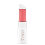 FLOWER BEAUTY By Drew Barrymore Petal Pout Lip Mask - Hydrating + Moisturizes Lips - Mango + Cocoa Butter - Lip Tint - Natural Color + Semi-Glossy Finish (Pucker)