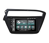 SPEZIFISCH FÜR HYUNDAI i20 MIT BASIC-RADIO (AB 2018): 9-Zoll-HD-Display, perfekt in das Original-Armaturenbrett integriert. Lenkradsteuerung und Standardfunktionen bleiben erhalten, wodurch eine perfekte Plug&Play-Installation gewährleistet wird.