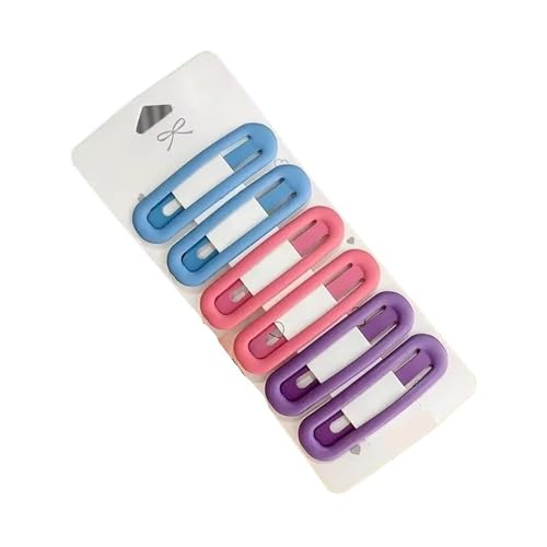 ���p�I�ő��p�r�ȃJ���[�w�A�s���w�A�T�C�h�N���b�v6�B(6PC blue green)