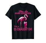 Flamingo Partykostüm für Mädelsabend Partyshirt