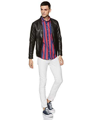 Image of blackberrys Men's Striped Slim fit Casual Shirt