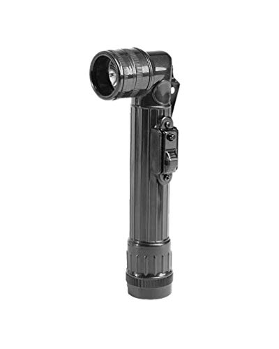 Mil-Tec TL-132 - Linterna antisalpicaduras y resistente a los golpes, color negro